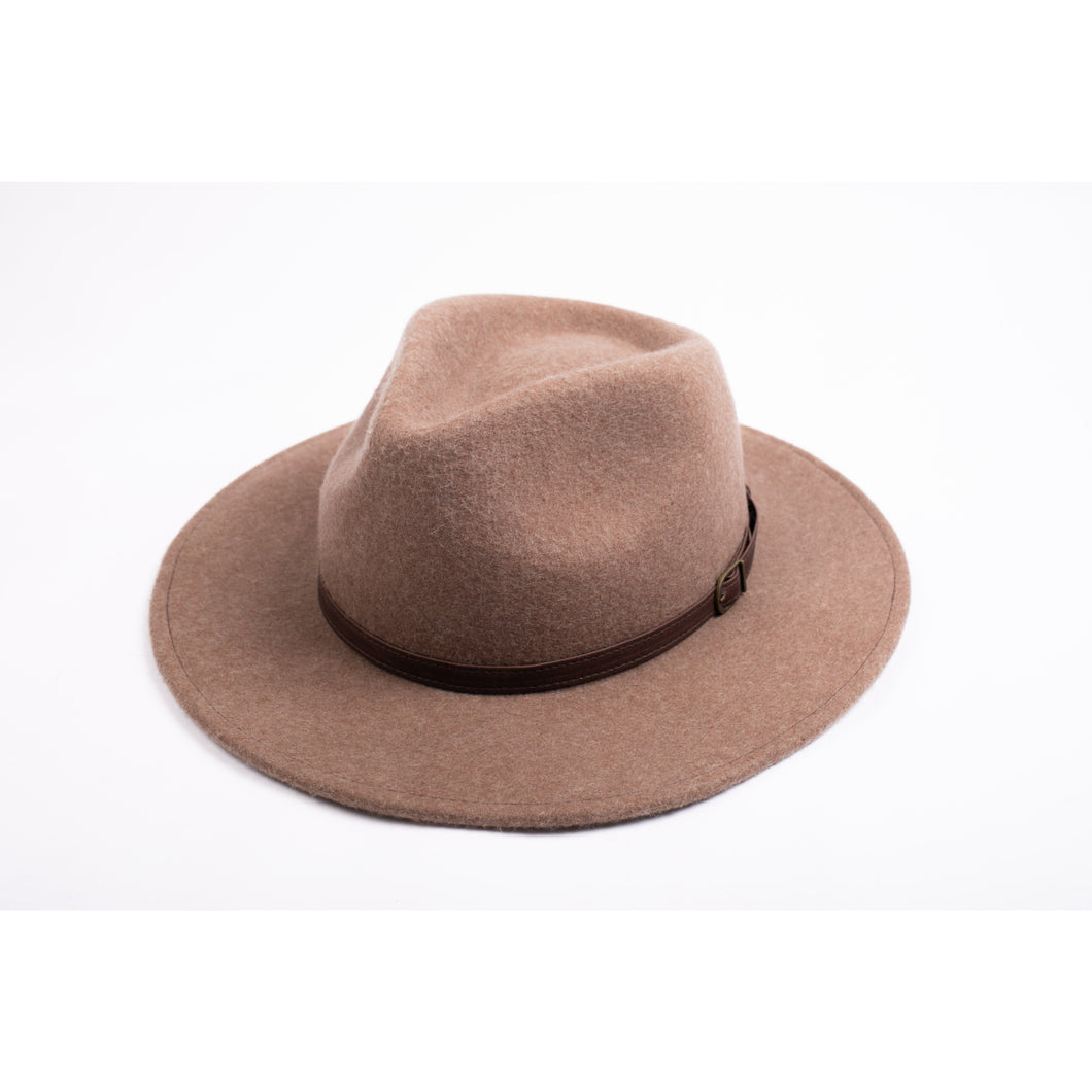 Chocolate brim hat
